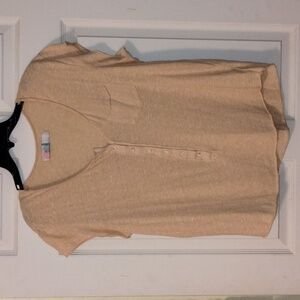 Free people cap sleeve beach Henley